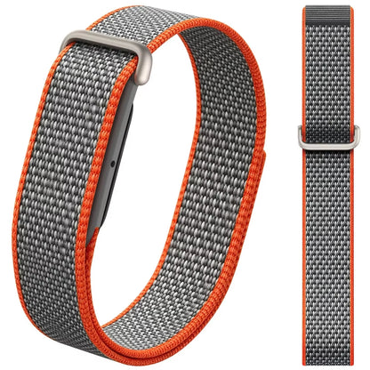 Everloop woven nylon band for Fitbit Air in Gray Orange