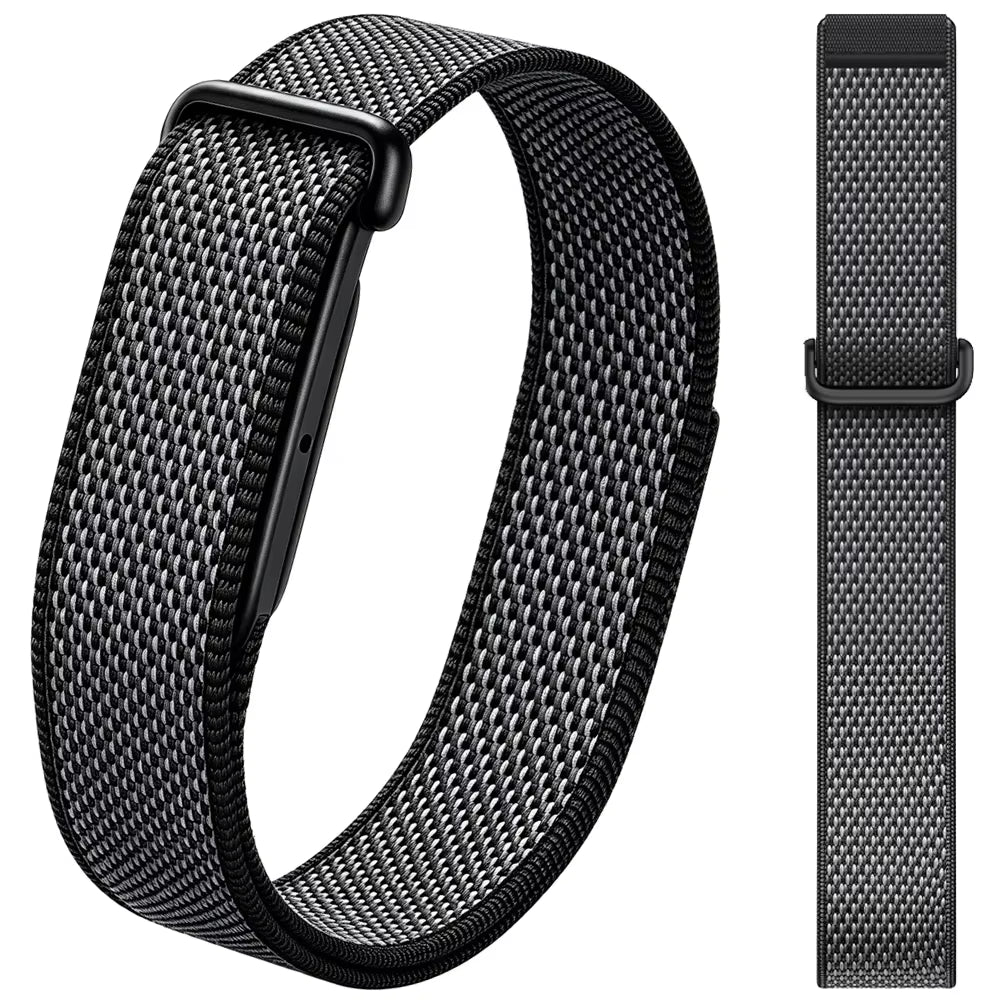 Everloop woven nylon band for Fitbit Air in Black